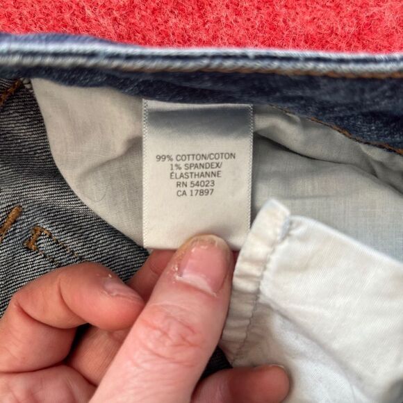 Banana Republic Petite Medium Wash Medium Rise Straight Leg Denim Jeans … - Picture 7 of 10